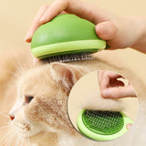 Avocado-Shaped Pet Grooming Brush – Cat & Dog Hair Remover