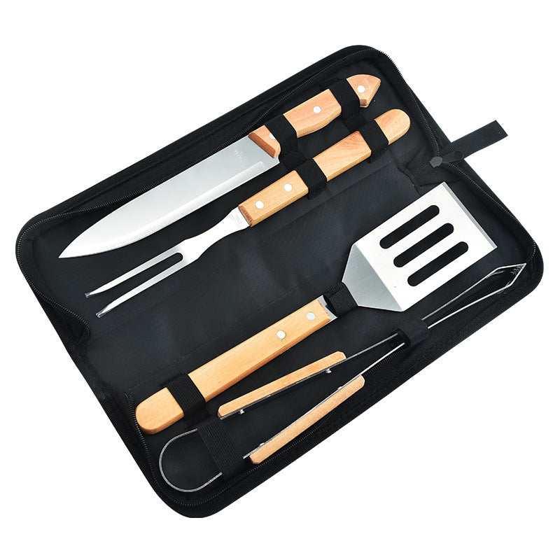 Budaihe Wooden Handle Grill Set