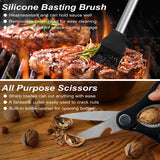 POLIGO 29-Piece BBQ Grill Set – Stainless Steel Tools with Storage Bag