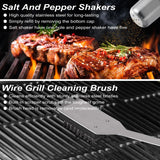 POLIGO 29-Piece BBQ Grill Set – Stainless Steel Tools with Storage Bag