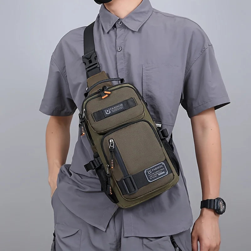 Herren-Brusttasche, multifunktional, Molle-Hüfttasche
