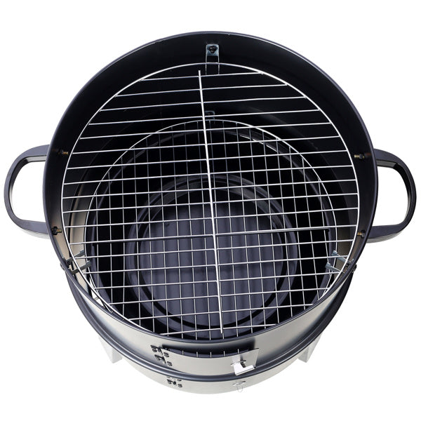 16-Inch Charcoal Smoked Vertical Grill – Portable Outdoor Smoker