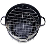 16-Inch Charcoal Smoked Vertical Grill – Portable Outdoor Smoker