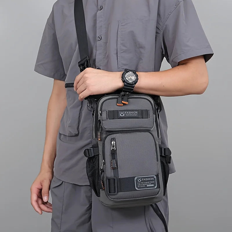 Herren-Brusttasche, multifunktional, Molle-Hüfttasche