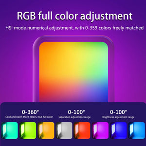 Mini RGB Hot Boot füllen Licht Live-Fotografie führte