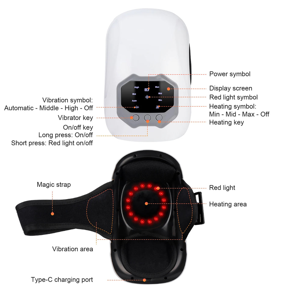 Smart Knie Massage Vibration Knie Entspannende Maschine