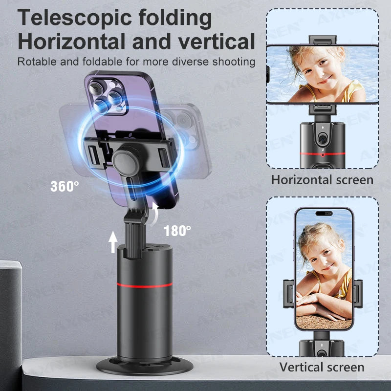 Follow-up Selfie Desktop Face Tracking Gimbal für Tiktok