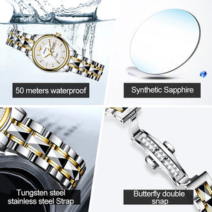 OUPINKE 3170 Tiefe Wasserdichte Automatische Uhr Für