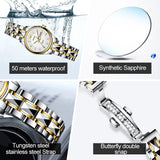 OUPINKE 3170 Tiefe Wasserdichte Automatische Uhr Für