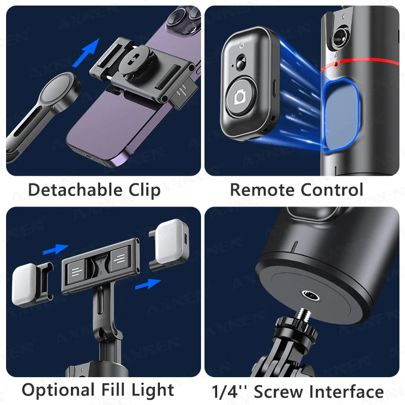 Follow-up Selfie Desktop Face Tracking Gimbal für Tiktok