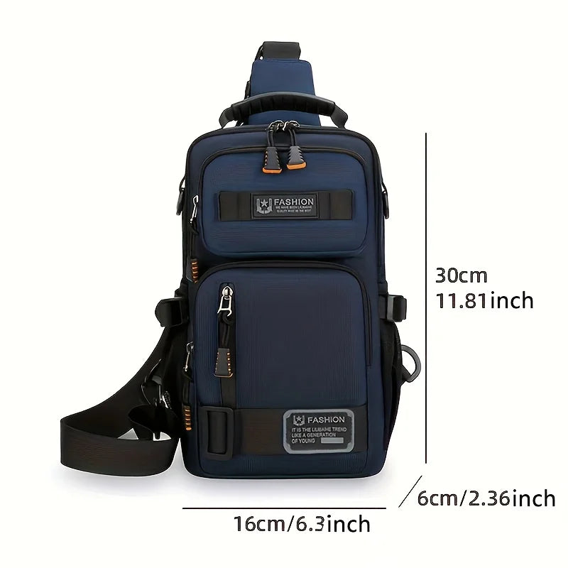 Herren-Brusttasche, multifunktional, Molle-Hüfttasche