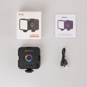 Mini RGB Hot Boot füllen Licht Live-Fotografie führte