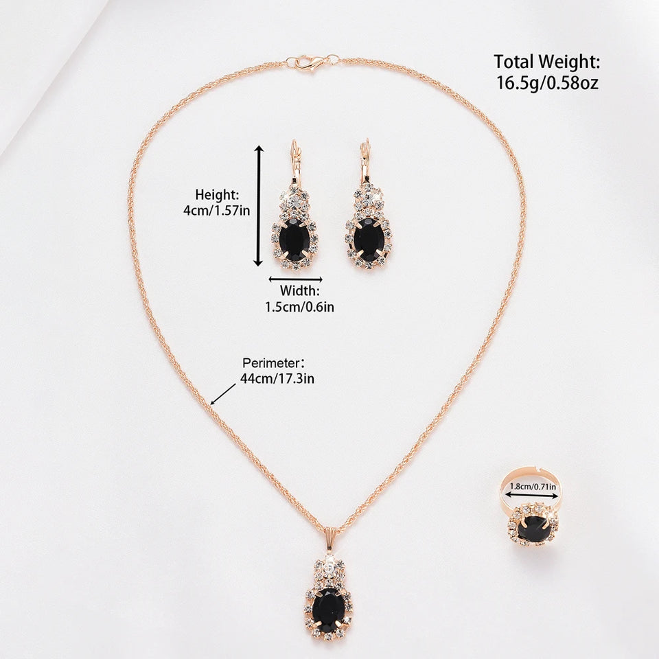 Damenuhren 5-teiliges Set Luxus Strass Damenmode Elegante