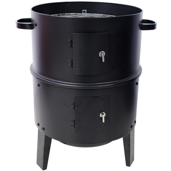 16-Inch Charcoal Smoked Vertical Grill – Portable Outdoor Smoker