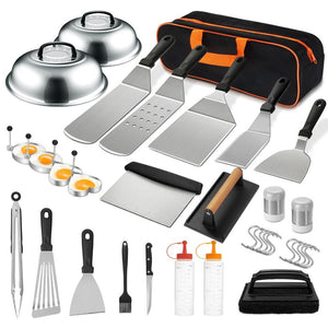 Cooking Shovel BBQ Shovel Teppanyaki Tool BBQ Combination Grill