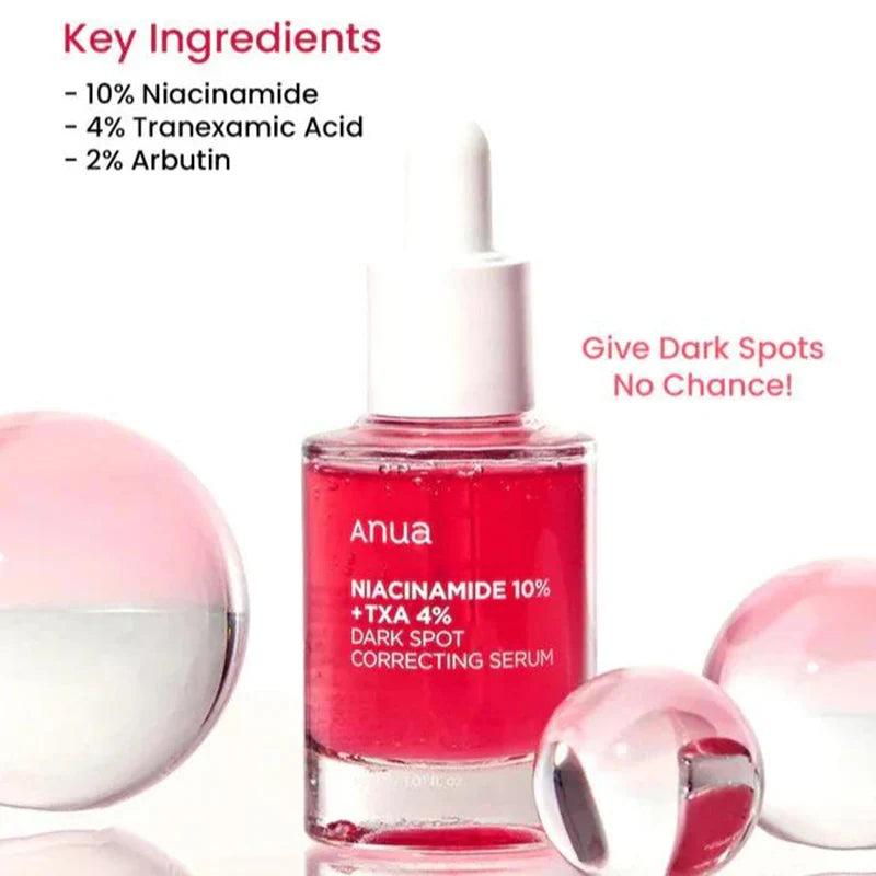 Anua Dark Correcting Essence 10% Niacinamide+ 4% Tranexamic For Dark Spots Hyperpigmentation smooth texture Glow Skin Tone