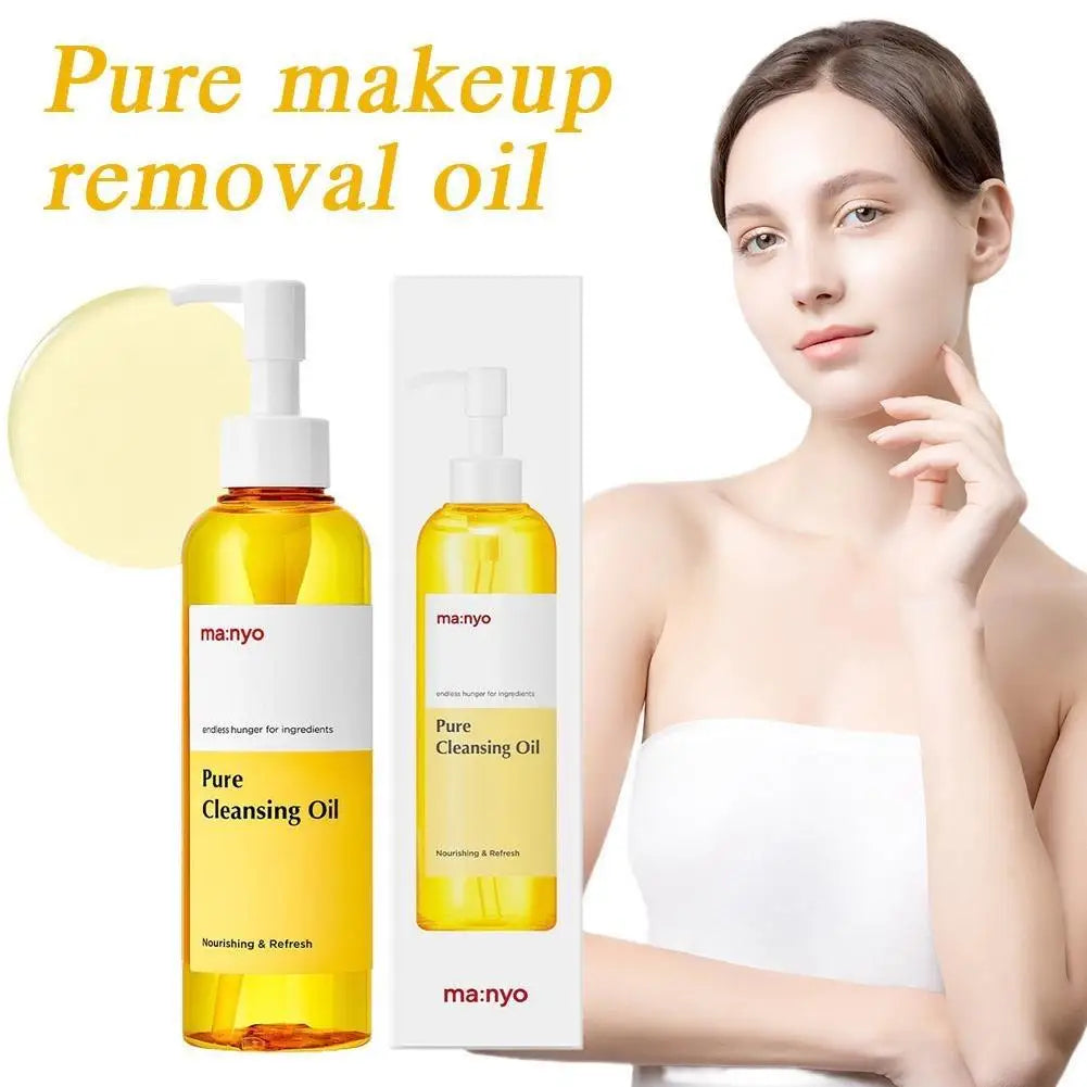  200ml Cleansing Oil Facial Cleanser Foam Deep Remove Cleansing Acne Milk Oil Control Exfoliating Shrink Pores Face Wash