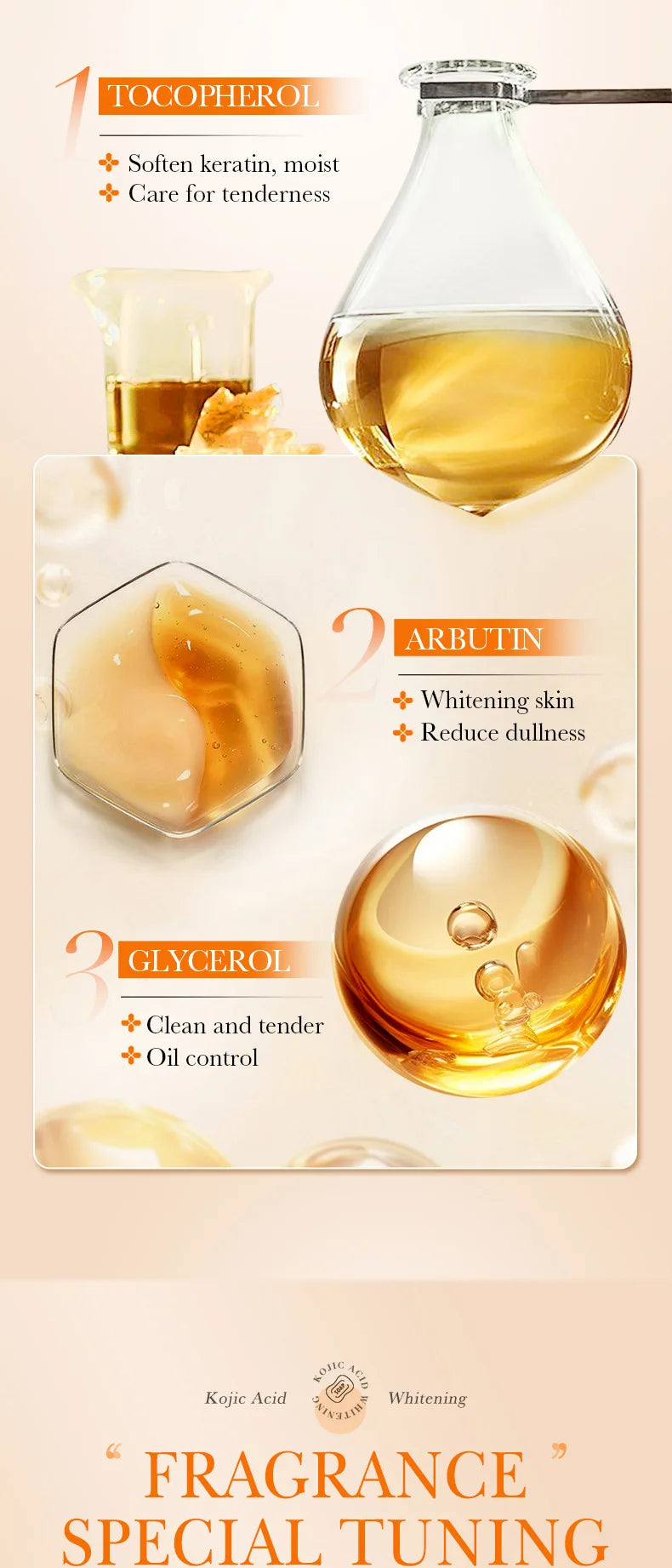 SADOER Kojic Acid Facial Soap Face Wash Foam Facial Cleanser Moisturizing Hydrating Oil Control Body Bathing Handmade Soap