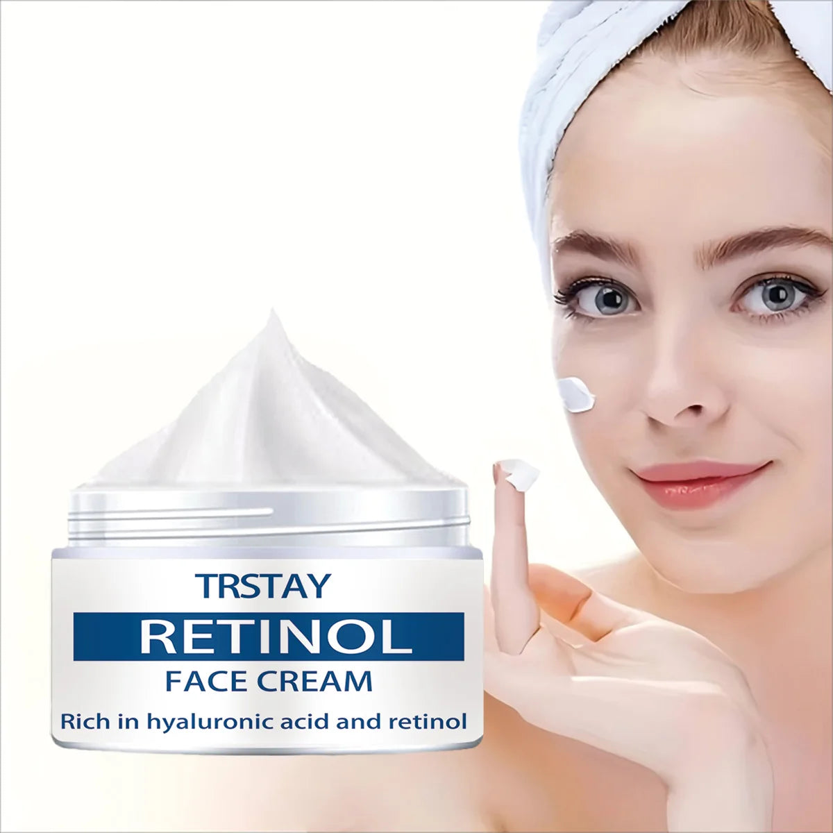 Rich Hyaluronic Acid Retinol Face Cream for Acne Treatment Moisturizing Anti-Aging Skin Care Cream