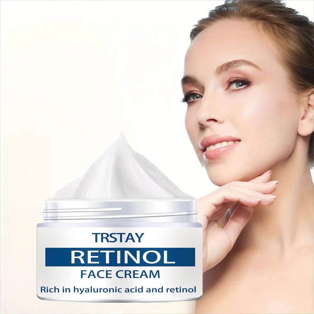 Rich Hyaluronic Acid Retinol Face Cream for Acne Treatment Moisturizing Anti-Aging Skin Care Cream