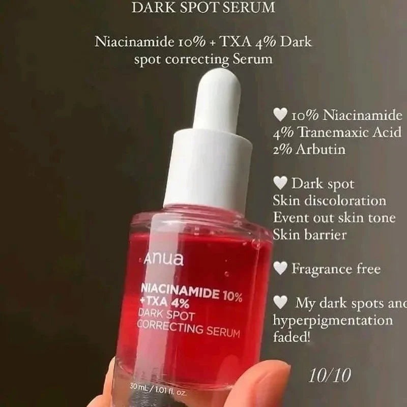 Anua Dark Correcting Essence 10% Niacinamide+ 4% Tranexamic For Dark Spots Hyperpigmentation smooth texture Glow Skin Tone