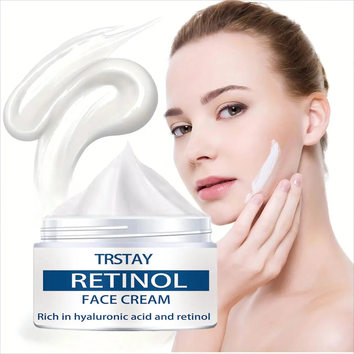 Rich Hyaluronic Acid Retinol Face Cream for Acne Treatment Moisturizing Anti-Aging Skin Care Cream