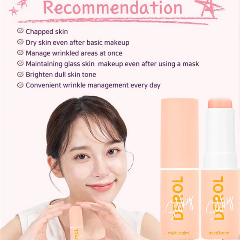 7g Collagen Multi Balm Stick Wrinkle Bounce Anti-Wrinkle Moisturizing Multi Balm Brighten Dull Skin Tone Cream Korean Cosmetics