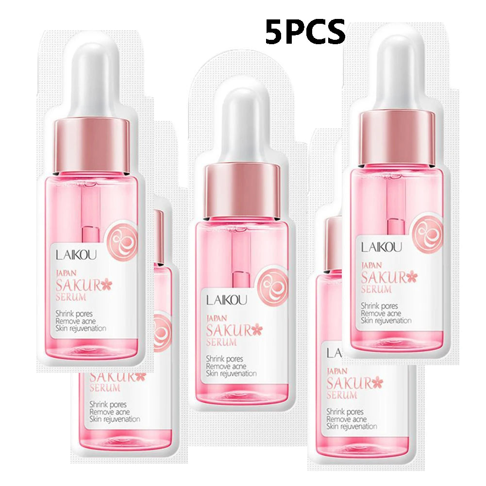 5/10pcs Moisturizing face Serum Nourishing Rejuvenation Skin Serum Shrink Pore Smoothing Face Skin care Travel size 1ml