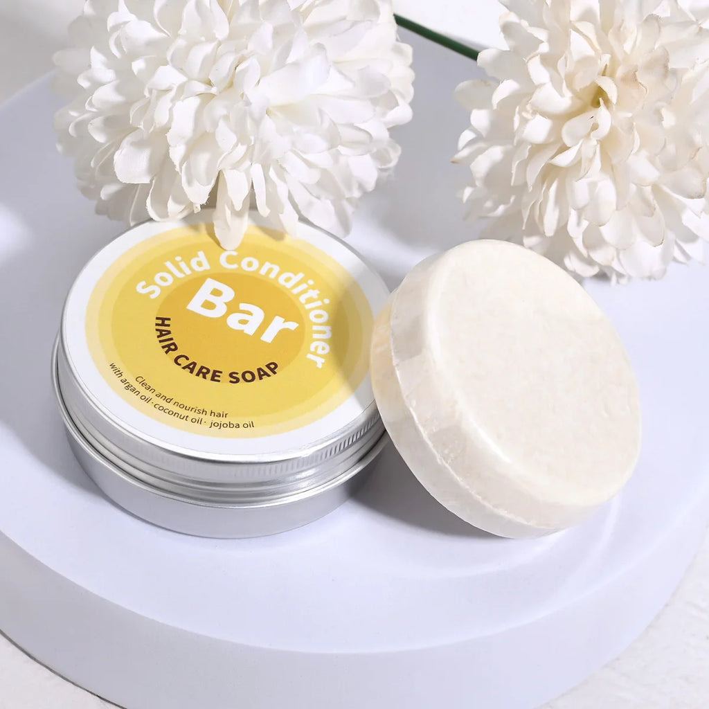 Plant Essential Oil Hair Conditioner Soap Rich in Argan Oil Coconut Oil Jojoba Oil Deep Hair Care Soap Used with Shampoo Soap