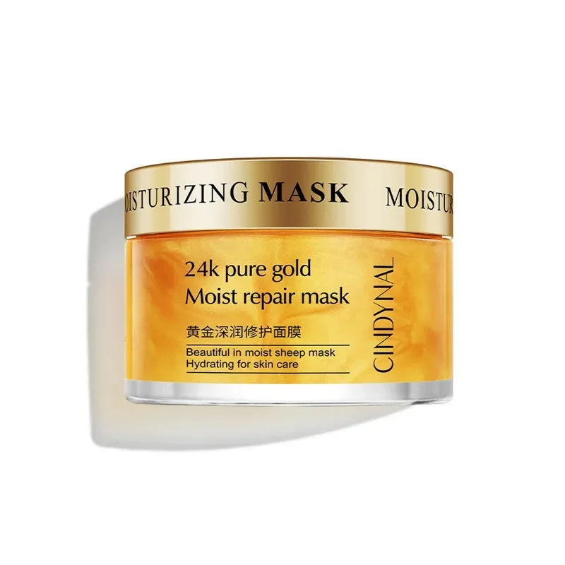 120g Face Cream Collagen Anti Wrinkle Moisturizer Cream Whitening Anti Aging 24k Gold Sleeping MaskFirming Nourishing Face Care
