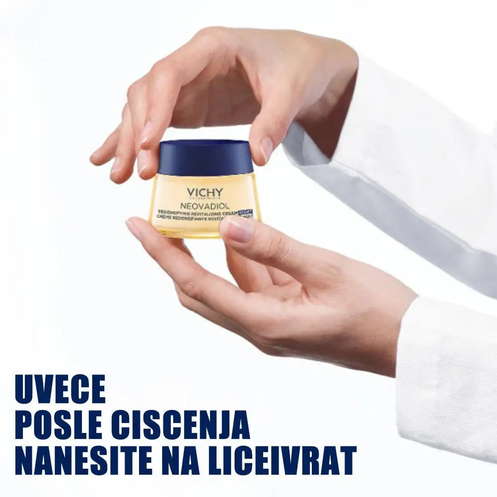 VICHY Menopause Night Cream Day Cream Highly Effective Facial Firming Firmness Radiance Deep Moisturizing Nourishing Skin Care