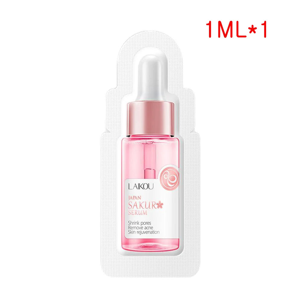 5/10pcs Moisturizing face Serum Nourishing Rejuvenation Skin Serum Shrink Pore Smoothing Face Skin care Travel size 1ml