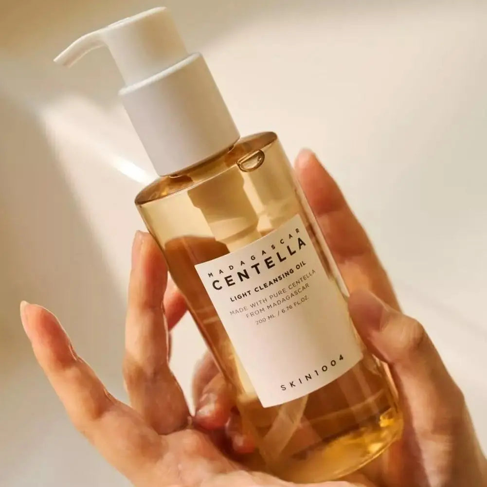 Korean Centella Non-Irritating Facial Cleansing Oil - Removes Makeup Purifies Shrinks Pores Deeply Nourishes Skin Skincare