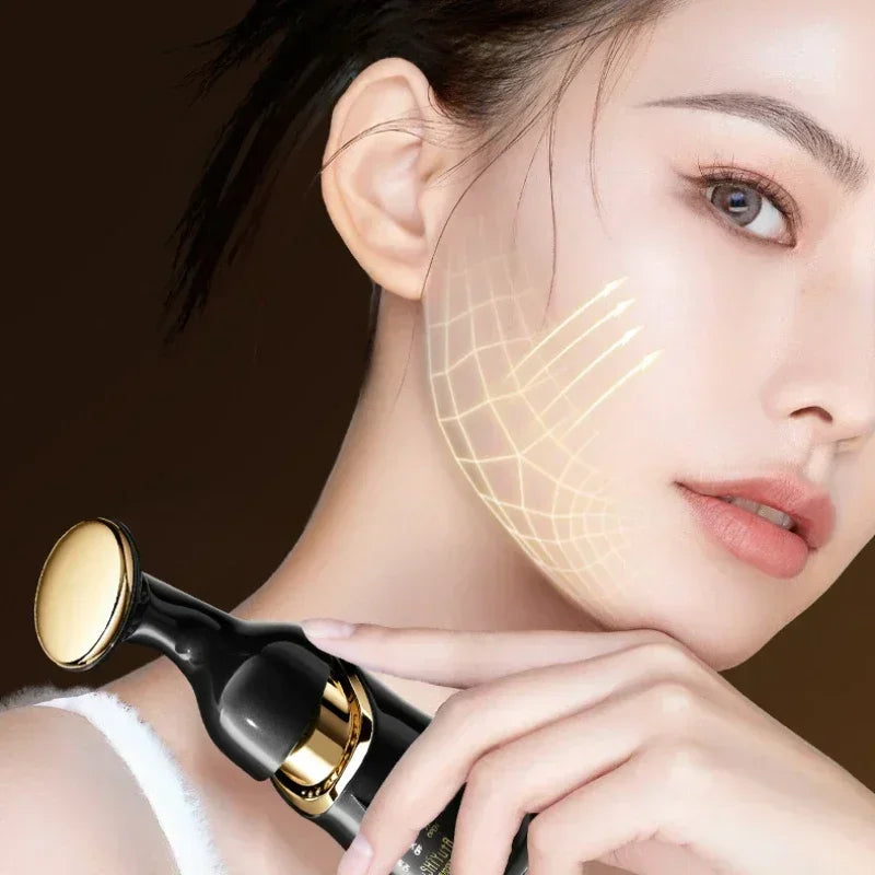 3 in 1 Face Massager Neck Facial Eye Massage Introducer Microcurrent Skin Rejuvenation Anti Aging Beauty Device Wholesale