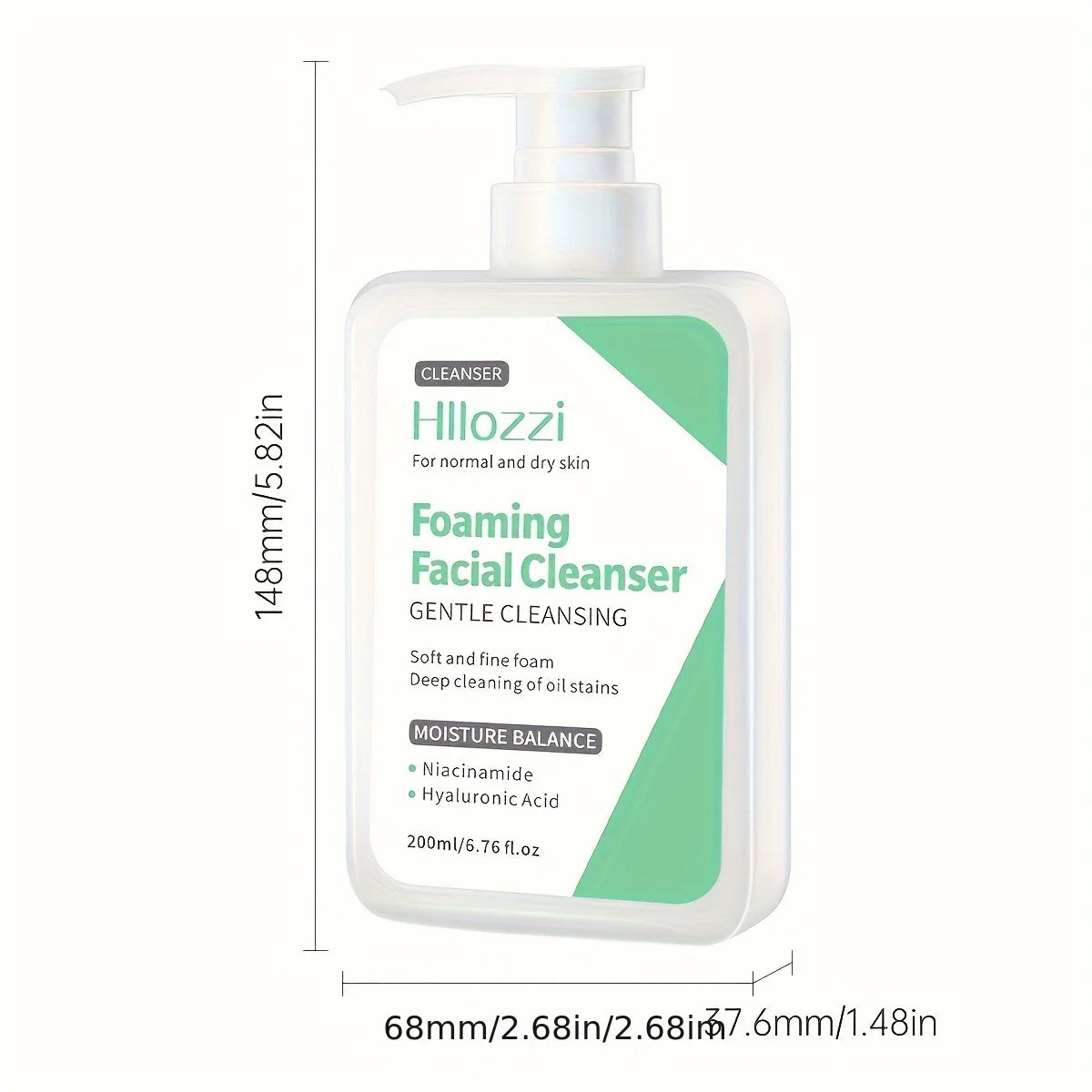 Niacinamide facial cleanser Cleansing Acne Oil Control Blackhead Remover Shrink Pores Remove grease Skin Care