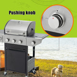 3-Burner Propane Gas Grill with Side Burner – 37,000 BTU