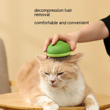 Avocado-Shaped Pet Grooming Brush – Cat & Dog Hair Remover