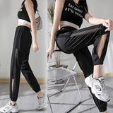 Jogging Fitness Sport und Capris Damen hosen Harem mit