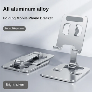 Foldable Aluminum Phone & Tablet Stand – Universal Desk Mount