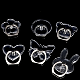 Magnetic Transparent Phone Ring Holder – Universal for iPhone & Smartphones