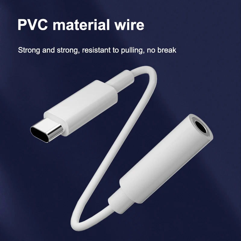 Type-C to 3.5mm AUX Audio Adapter – Universal for Smartphones