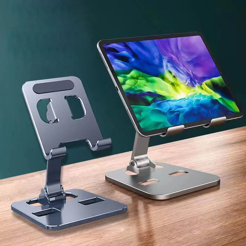 Foldable Aluminum Phone & Tablet Stand – Universal Desk Mount