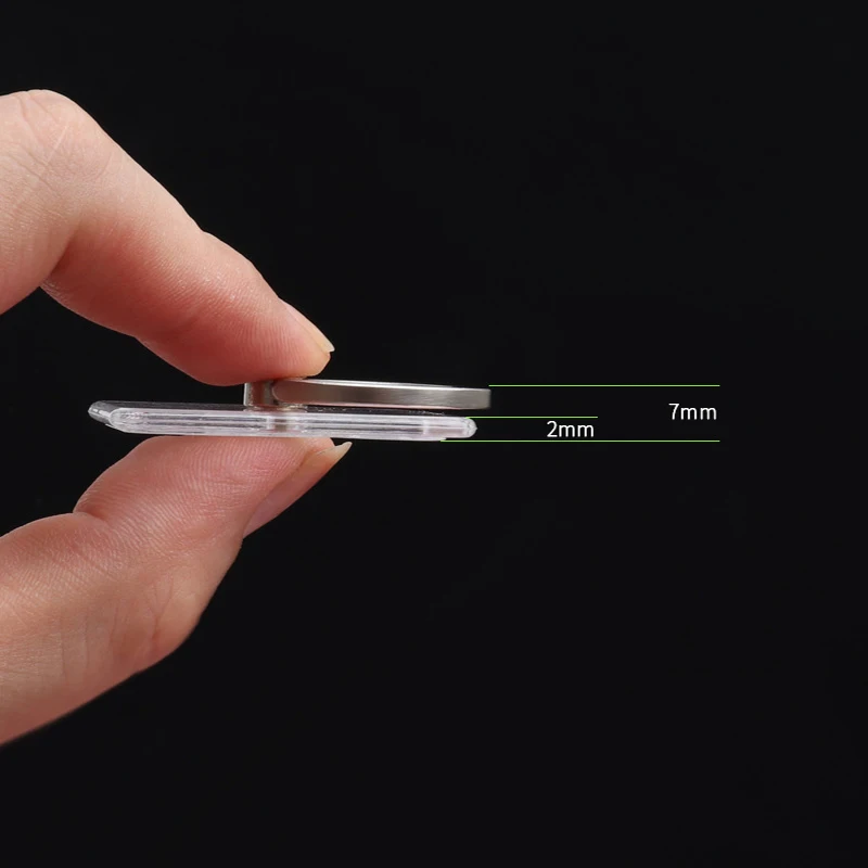 Magnetic Transparent Phone Ring Holder – Universal for iPhone & Smartphones